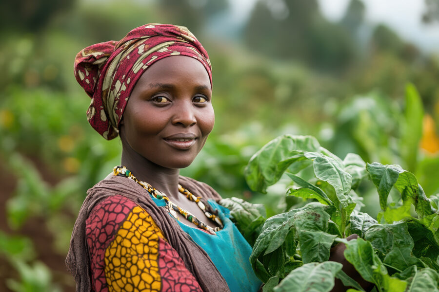Story of impact — a woman farmer in her field